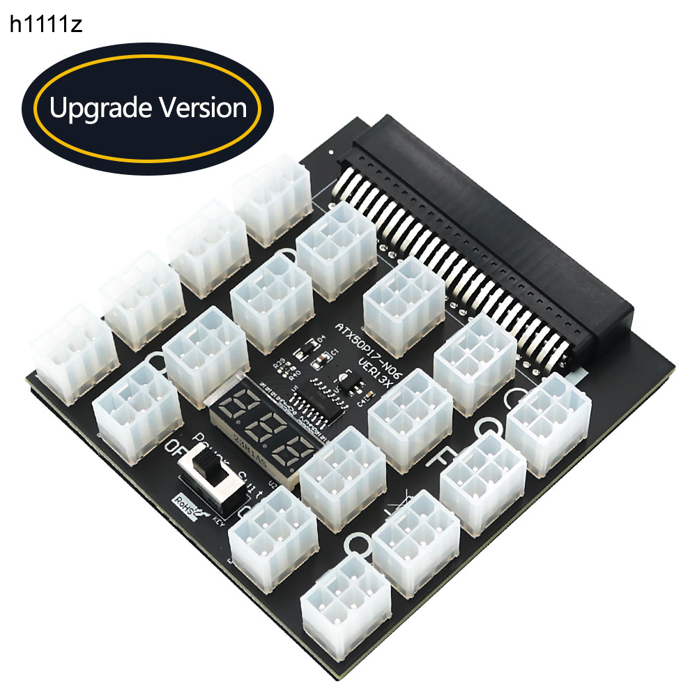 2000W Atx Mining Power Supply - PCI-E 12V 50Pin ATX 17 x