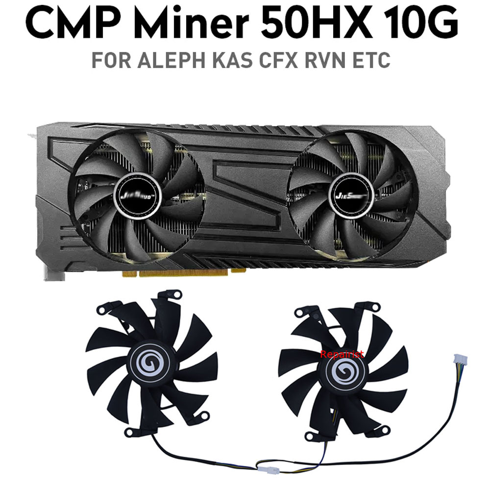 Cmp 50Hx Mining Card - 2 adet/takım, grafik madencilik kartı Fan,