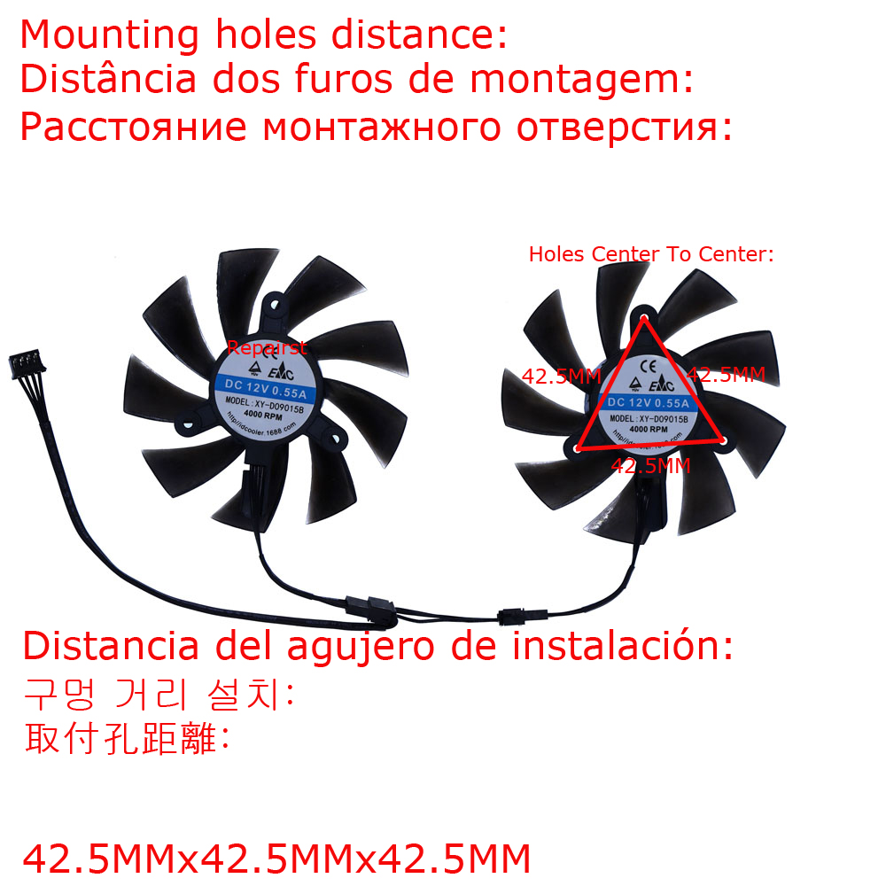 2 adet/takım, XY-D09015B, graf - Rx 580 8Gb 2048Sp Gpu incelemesi ve fiyatı