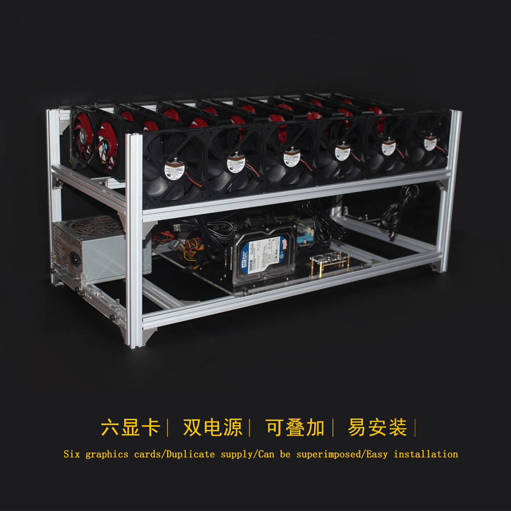 6 8 12 19 GPU Madenci Madencil - 12 Gpu Open Air Frame Case incelemesi ve fiyatı
