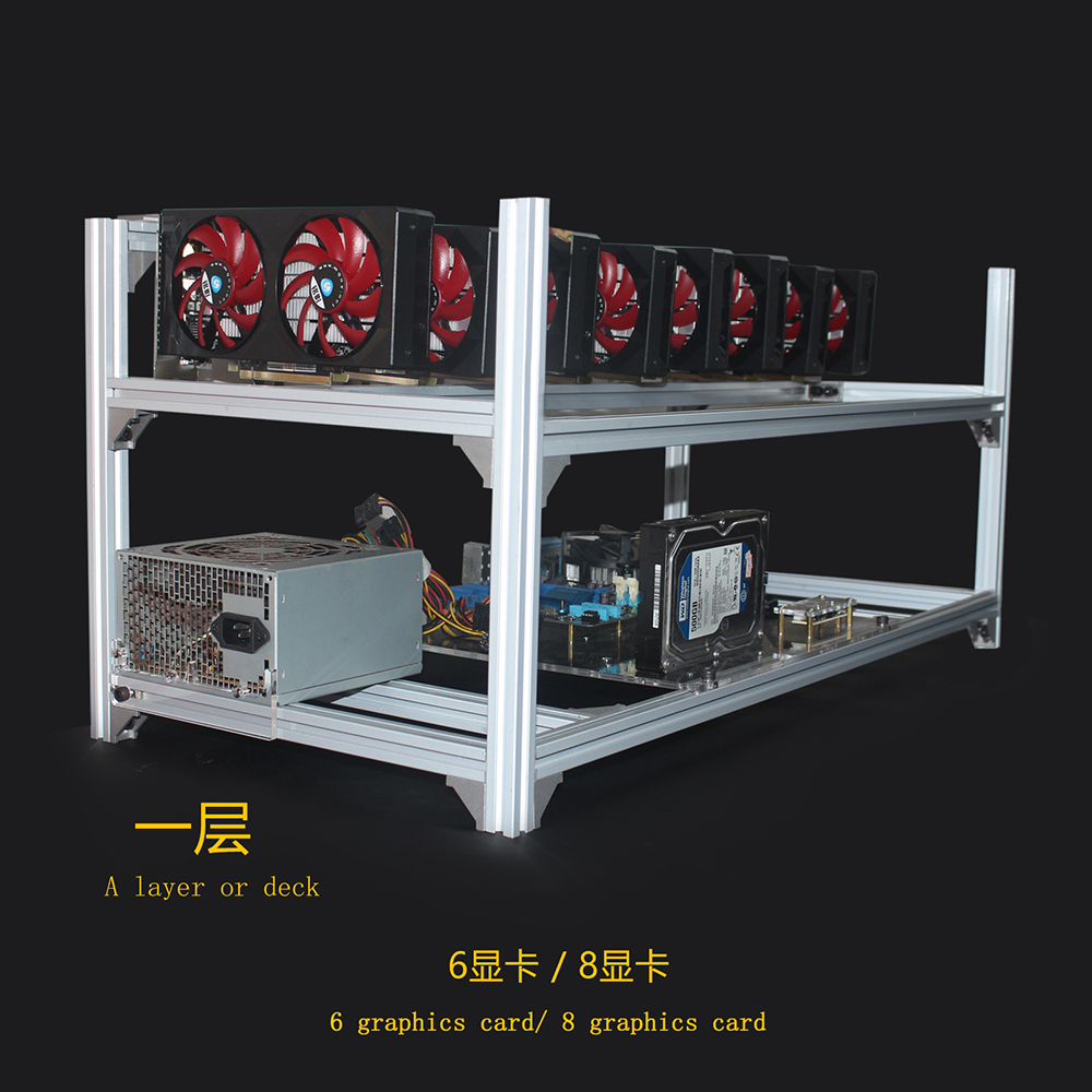 6 8 12 19 GPU Madenci Madencil - 12 Gpu Open Air Frame Case incelemesi ve fiyatı